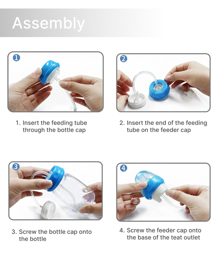 TinySip™ | Hands-Free Self-Feeding Bottle for Babies