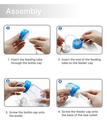 TinySip™ | Hands-Free Self-Feeding Bottle for Babies