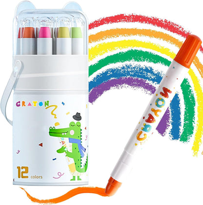 Ultra-Silky Twistable Gel Crayons | 12 Color Set