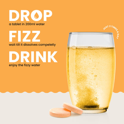 Lung Detox Effervescent Tablet - Drop Fizz & Drink -RESP365