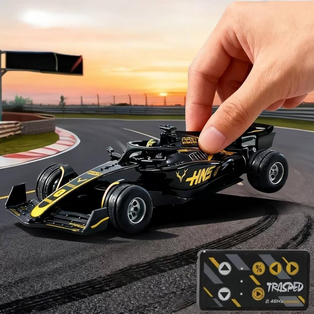 1:64 Die cast Metal F1 Mini RC Racing car with Kids & Adults Indoor/Outdoor Racing