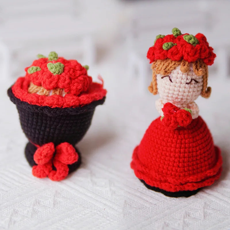 Reversible Flower Bouquet Doll