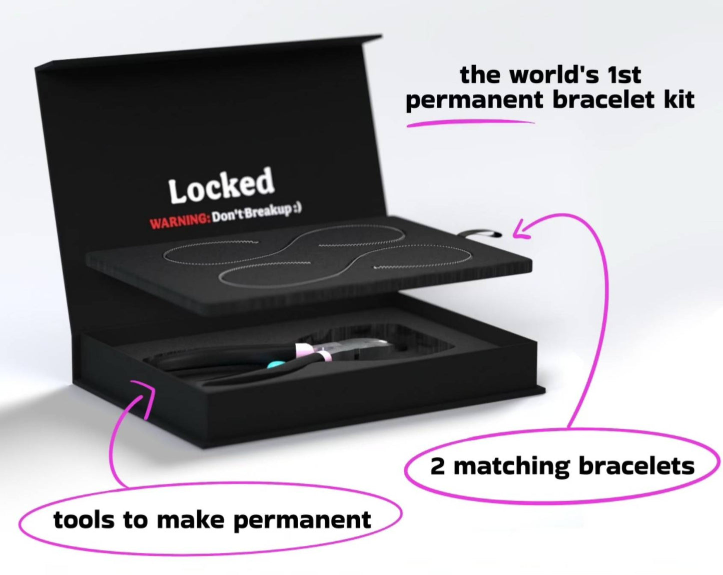 Locked Permanent Couple Bracelets