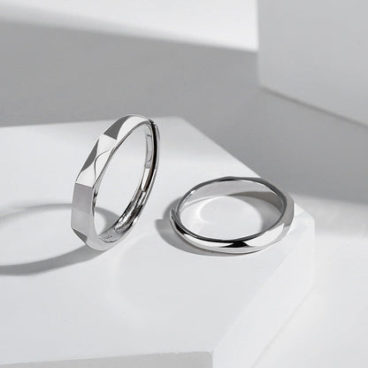 Light Sculpted Rings (Set of 2)